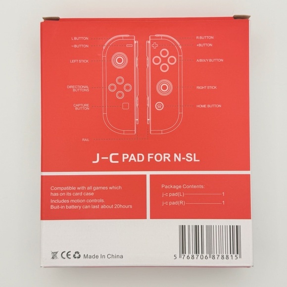 Wireless J-C Pad Nintendo Switch Joy con Controller - Picture 3 of 10